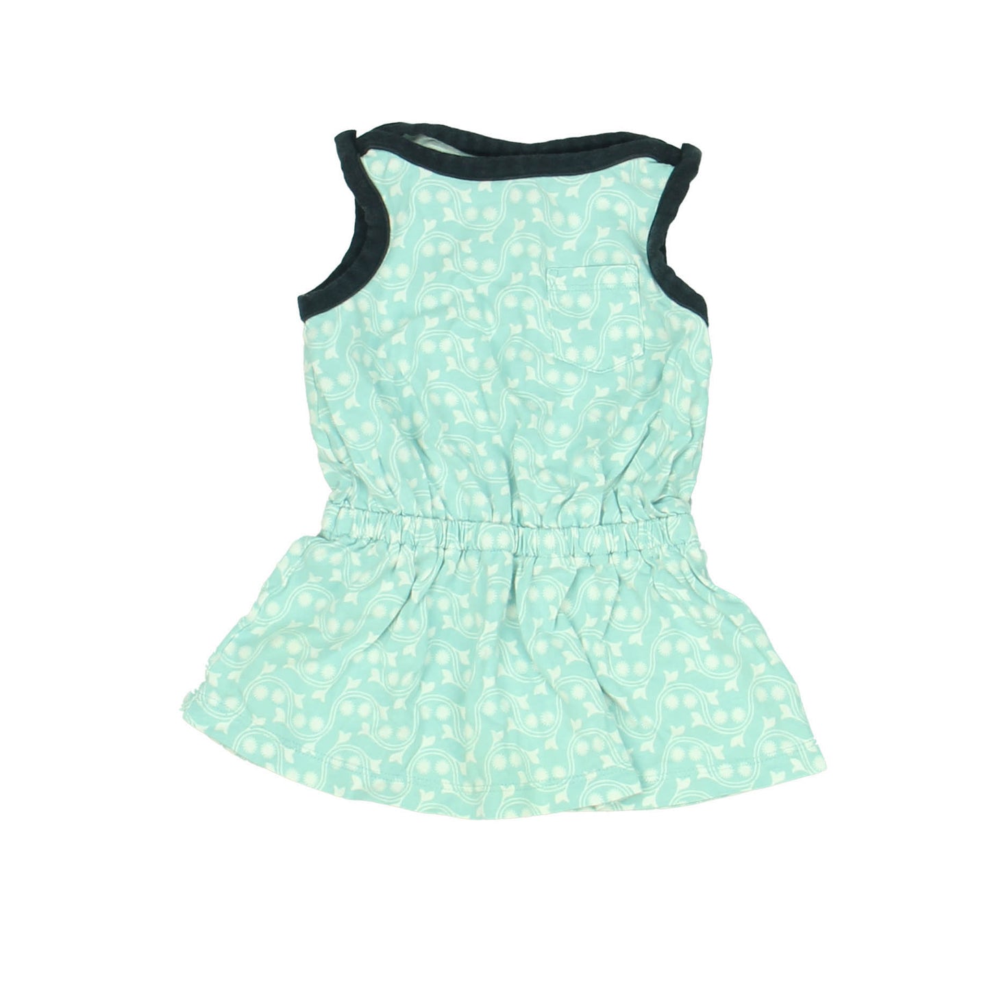 Tea Girls Aqua Dress Size: 6-12 Months Aqua