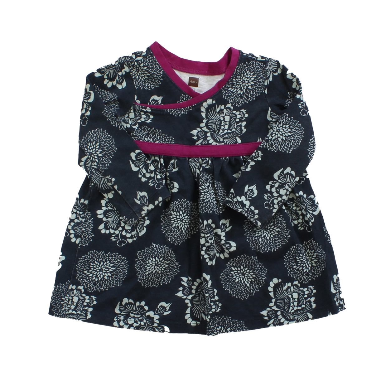 Tea Girls Blue | Purple Dress Size: 6-12 Months Blue | Purple