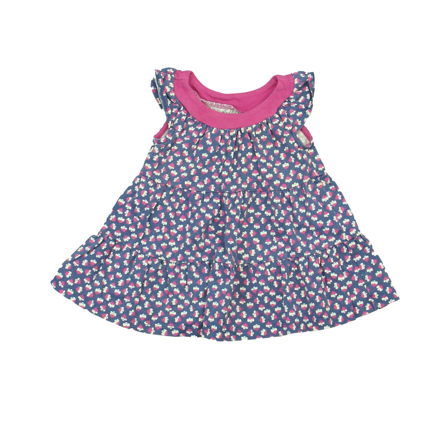 Tea Girls Blue | Purple Dress Size: 6-9 Months Blue | Purple