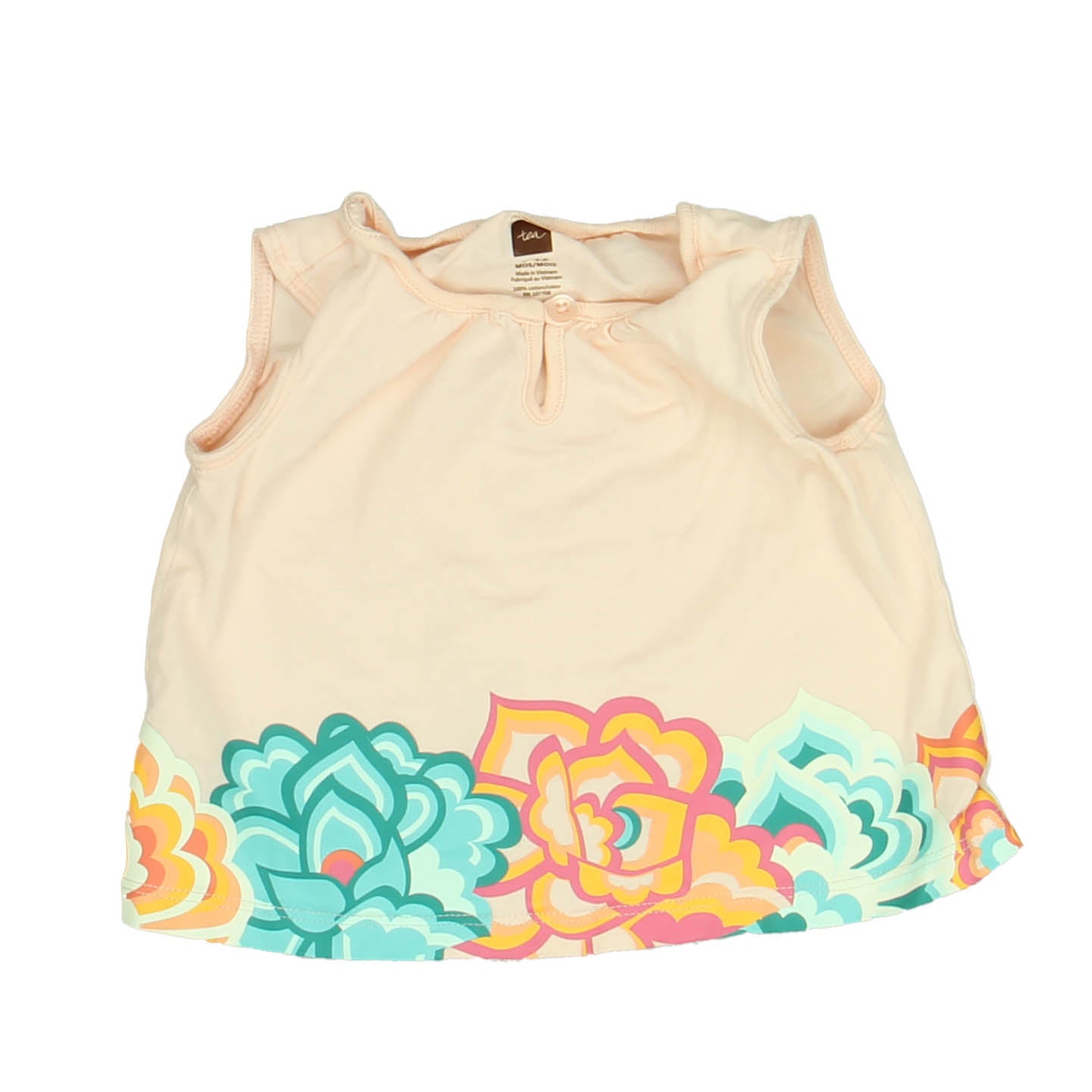 Tea Girls Peach Tank Top Size: 9-12 Months Peach