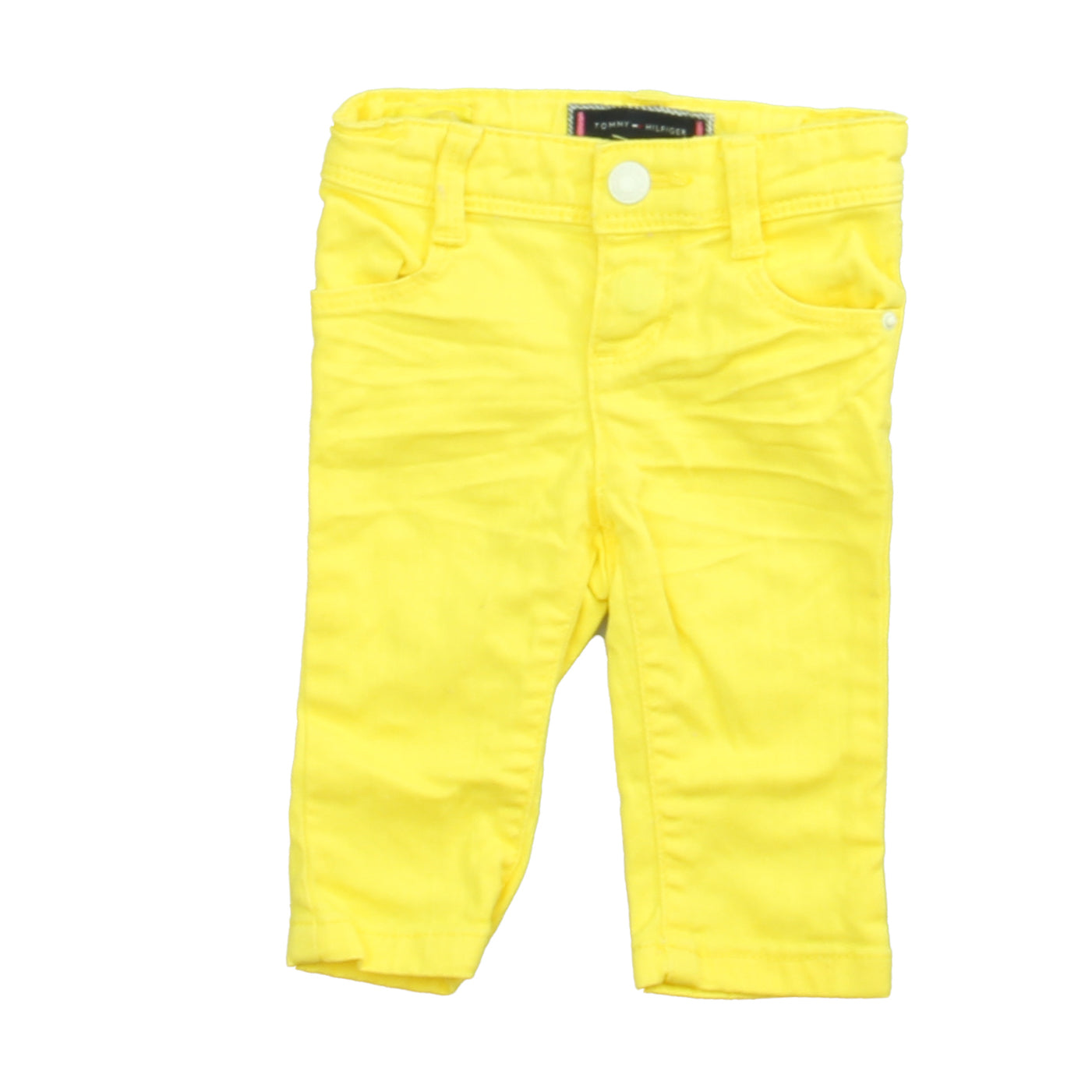 Tommy Hilfiger Girls Yellow Jeggings Size: 3-6 Months Yellow