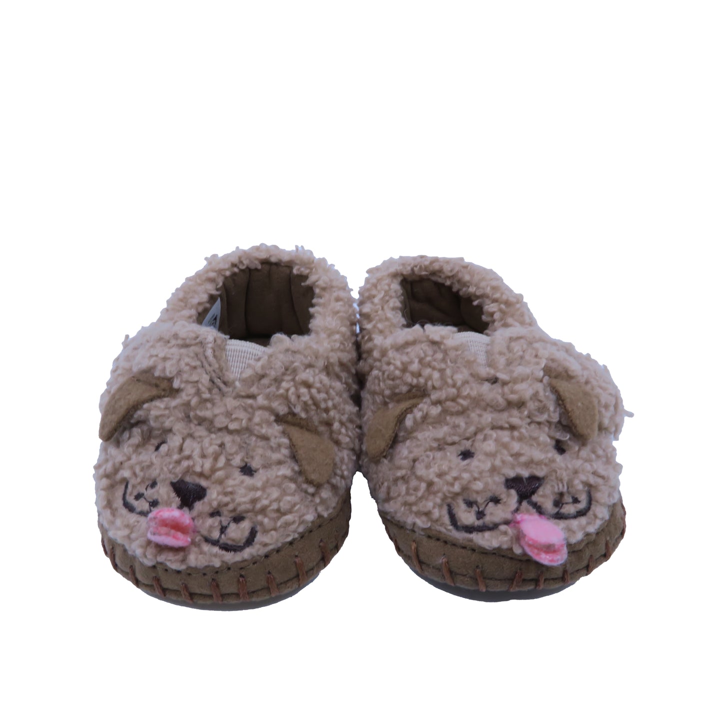 Toms Girls Tan Slippers Size: 1 Infant Tan