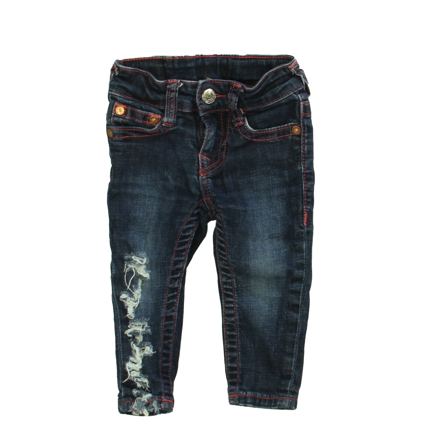 True Religion Girls Blue Jeans Size: 12 Months Blue