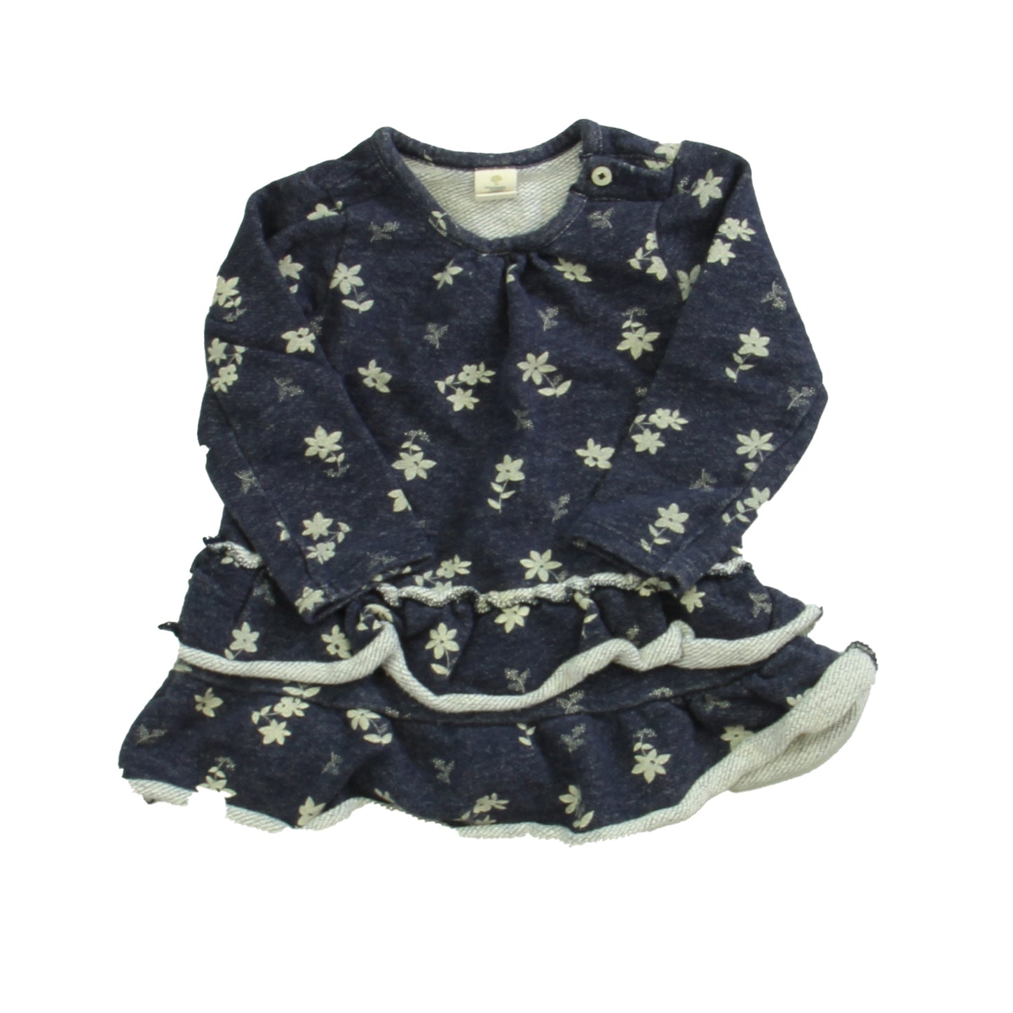 Tucker + Tate Girls Blue | Flowers Dress Size: 12 Months Blue | Flowers