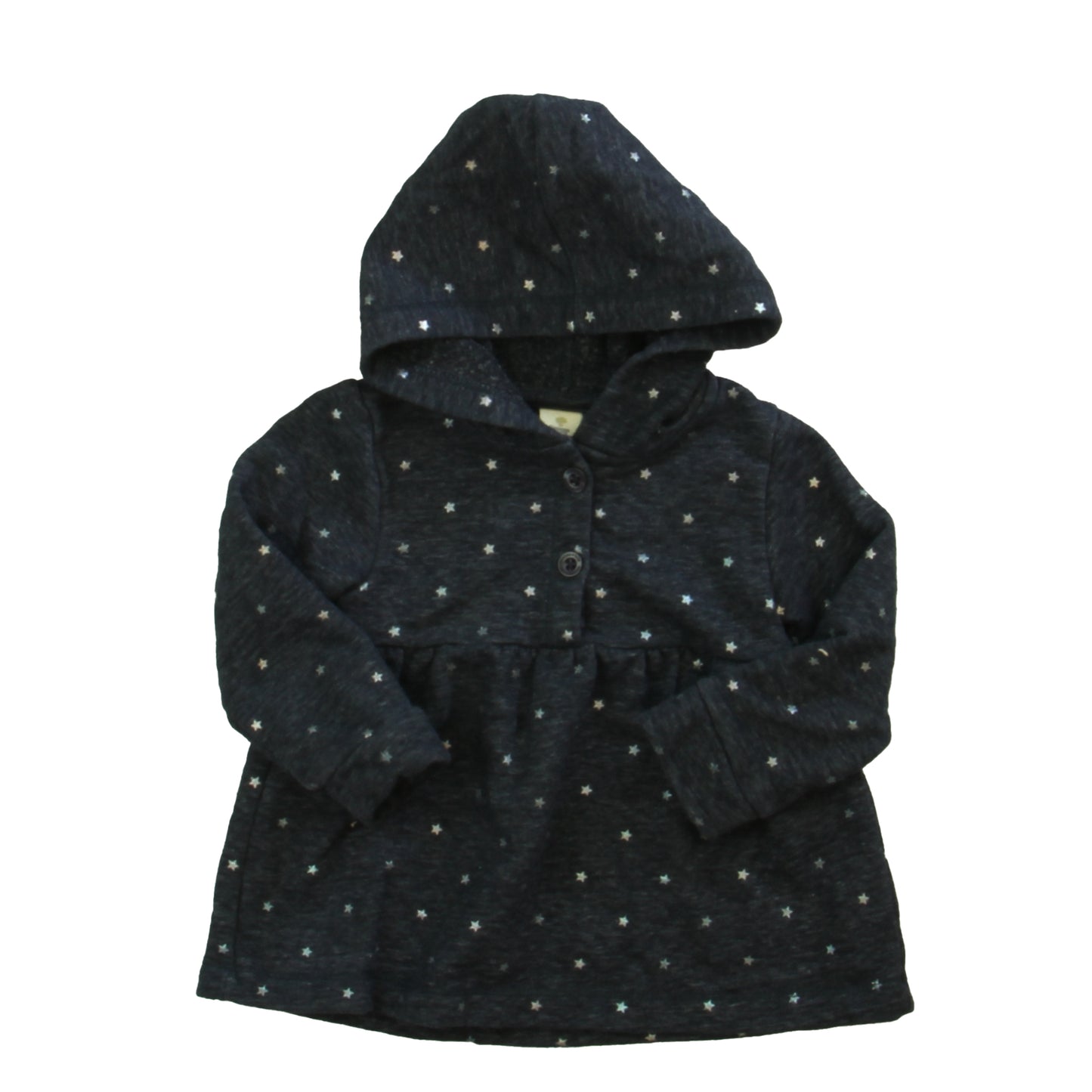 Tucker + Tate Girls Navy Stars Hoodie Size: 12 Months Navy Stars