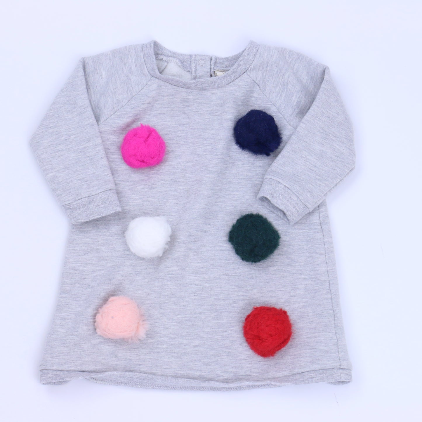 Tucker + Tate Girls Gray Dress Size: 6 Months Gray