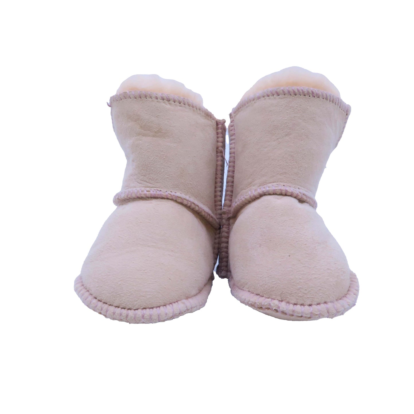Ugg Girls Peach Booties Size: 0-6 Months Peach