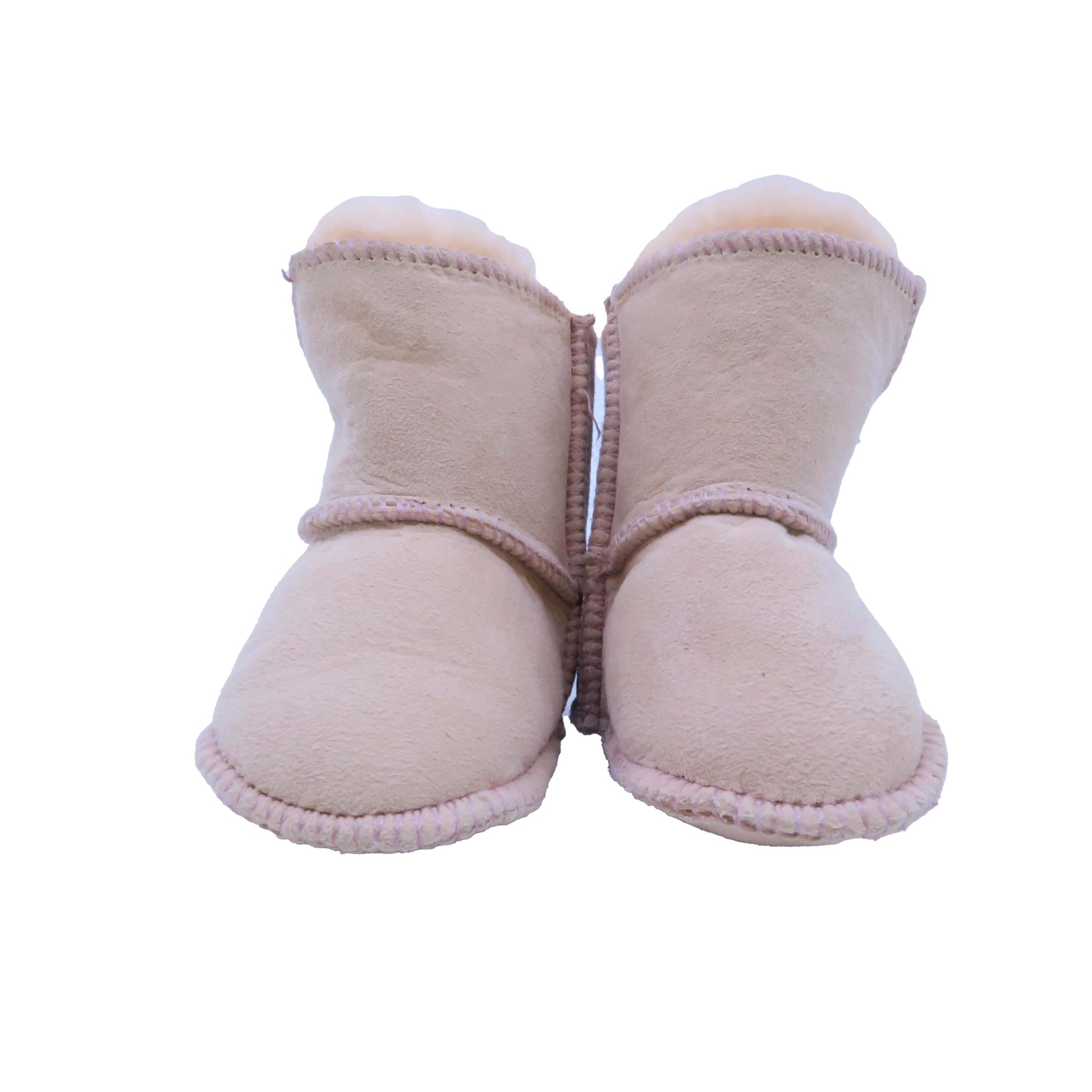 Ugg Girls Peach Booties Size: 0-6 Months Peach