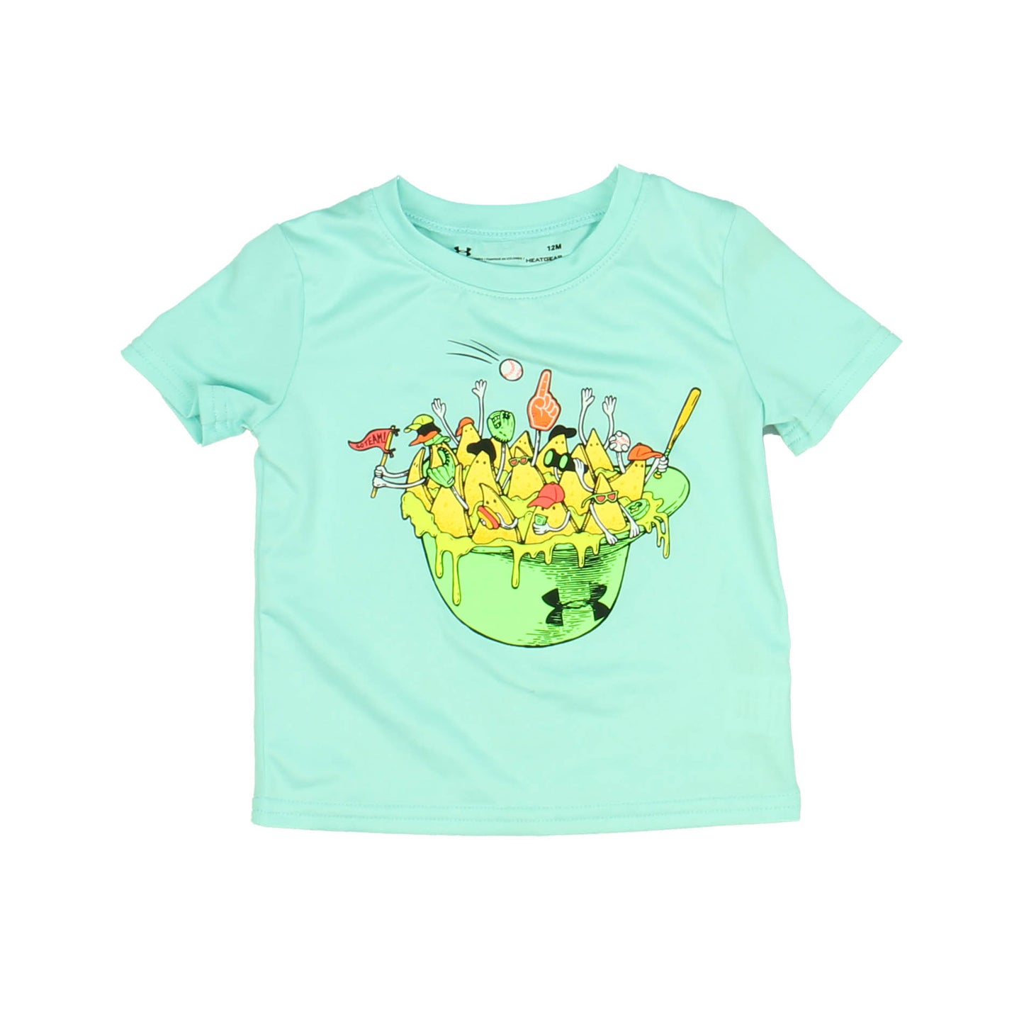 Under Armour Girls Mint | Taco Short Sleeve Shirt Size: 12 Months Mint | Taco
