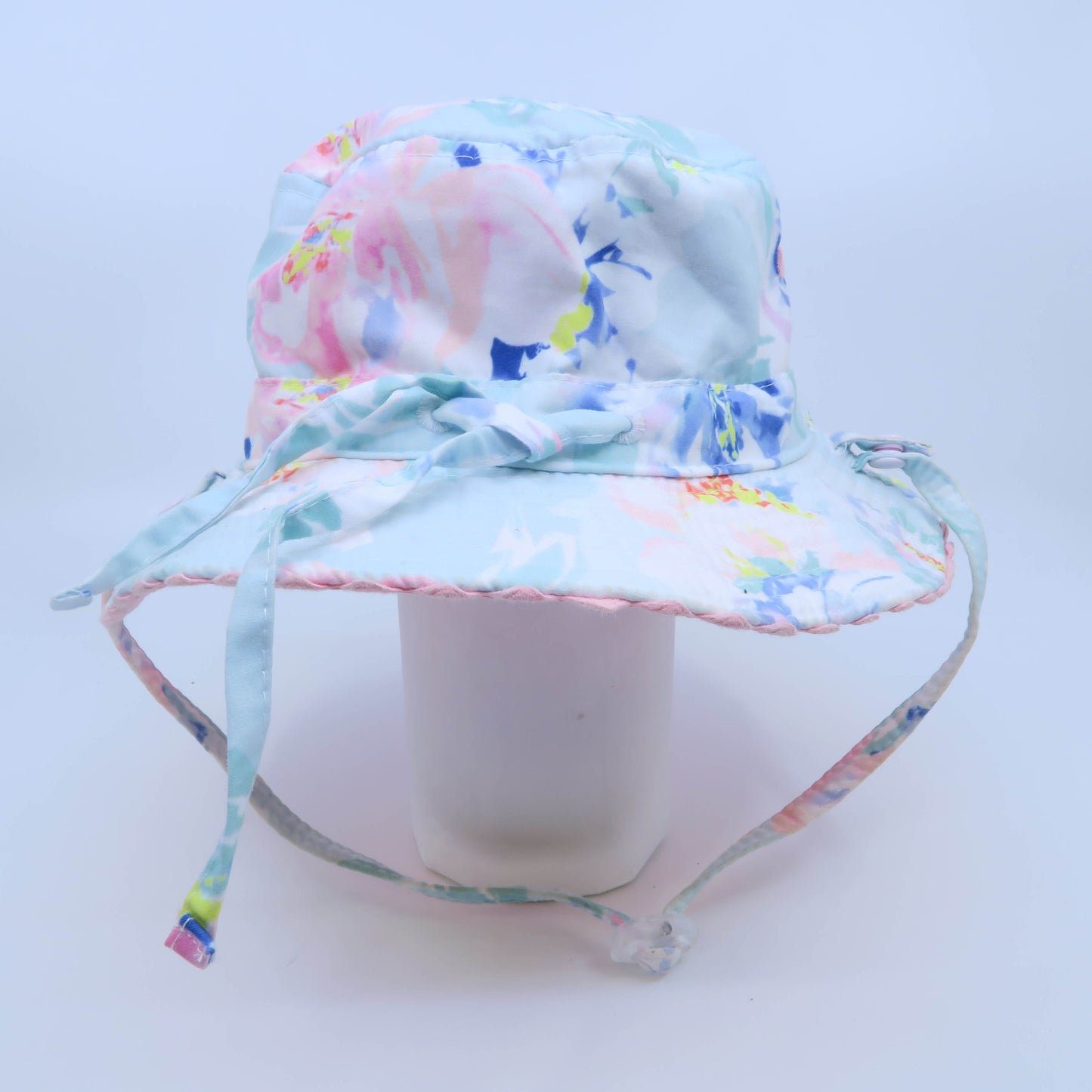 Unknown Brand Girls Pink | Blue Sun Hat Size: 0-12 Months* Pink | Blue