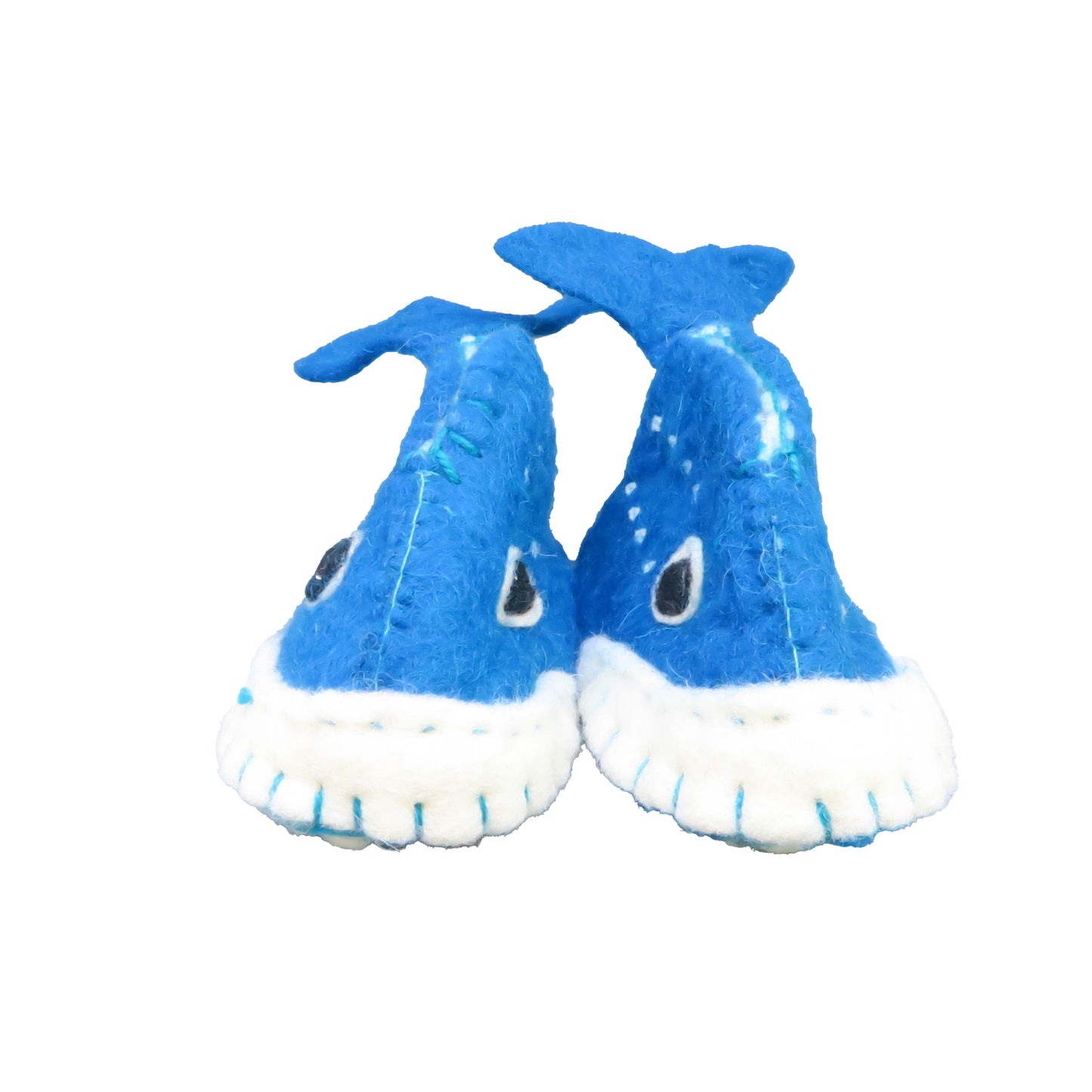 Unknown Brand Unisex Blue | White Booties Size: 2 Infant Blue | White