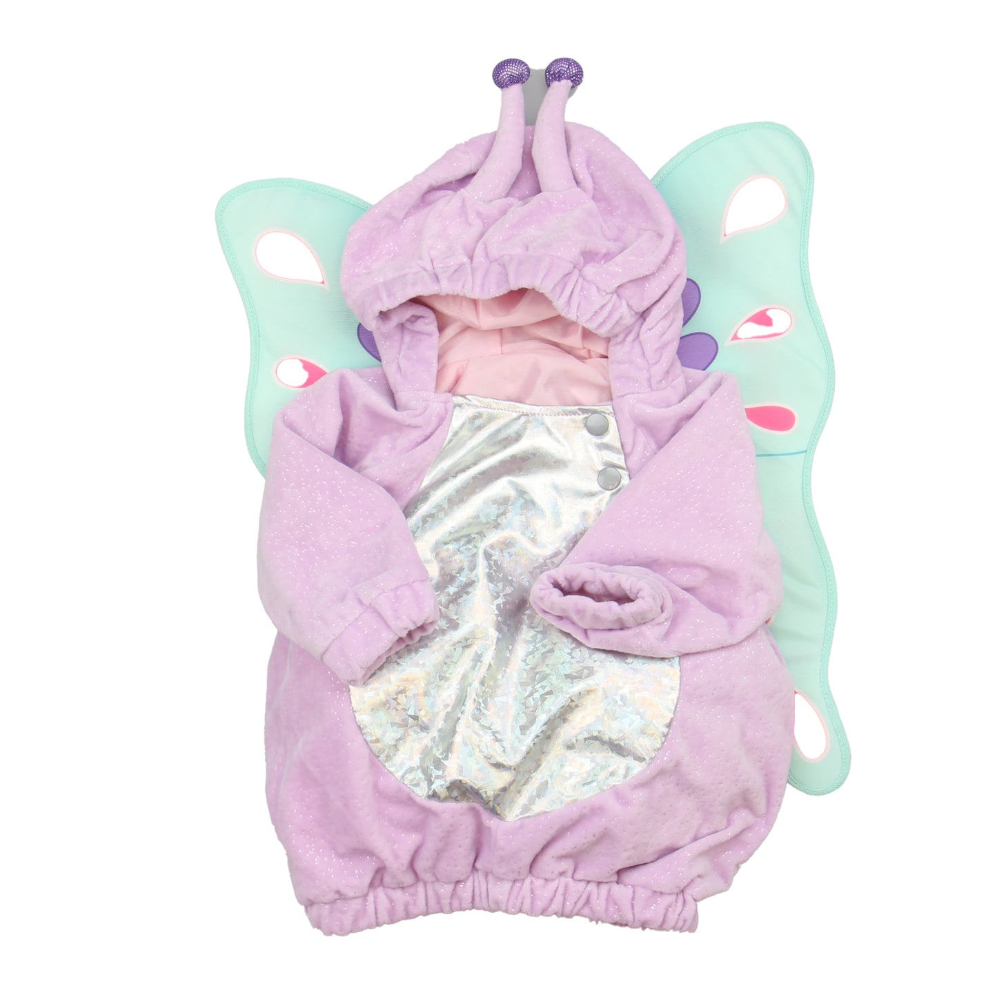 Unknown Brand Girls Purple | Silver "Butterfly" Costume Size: *6-12 Months Purple | Silver "Butterfly"