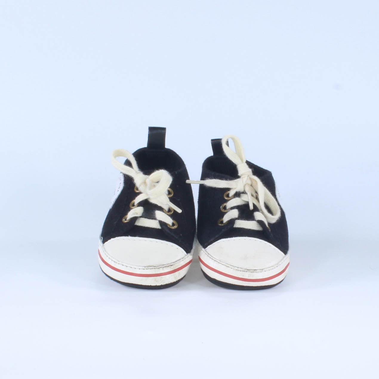 Valen Sina Unisex Black Sneakers Size: 0-12 Months Black