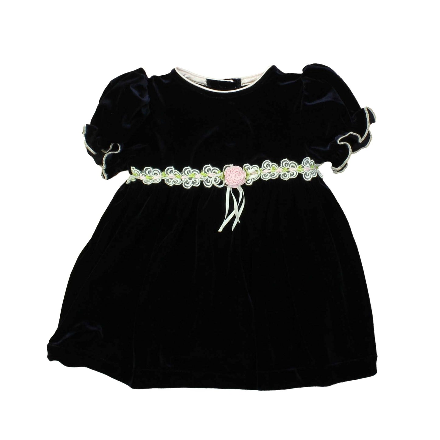 Youngland Girls Blue Special Occasion Dress Size: 12 Months Blue