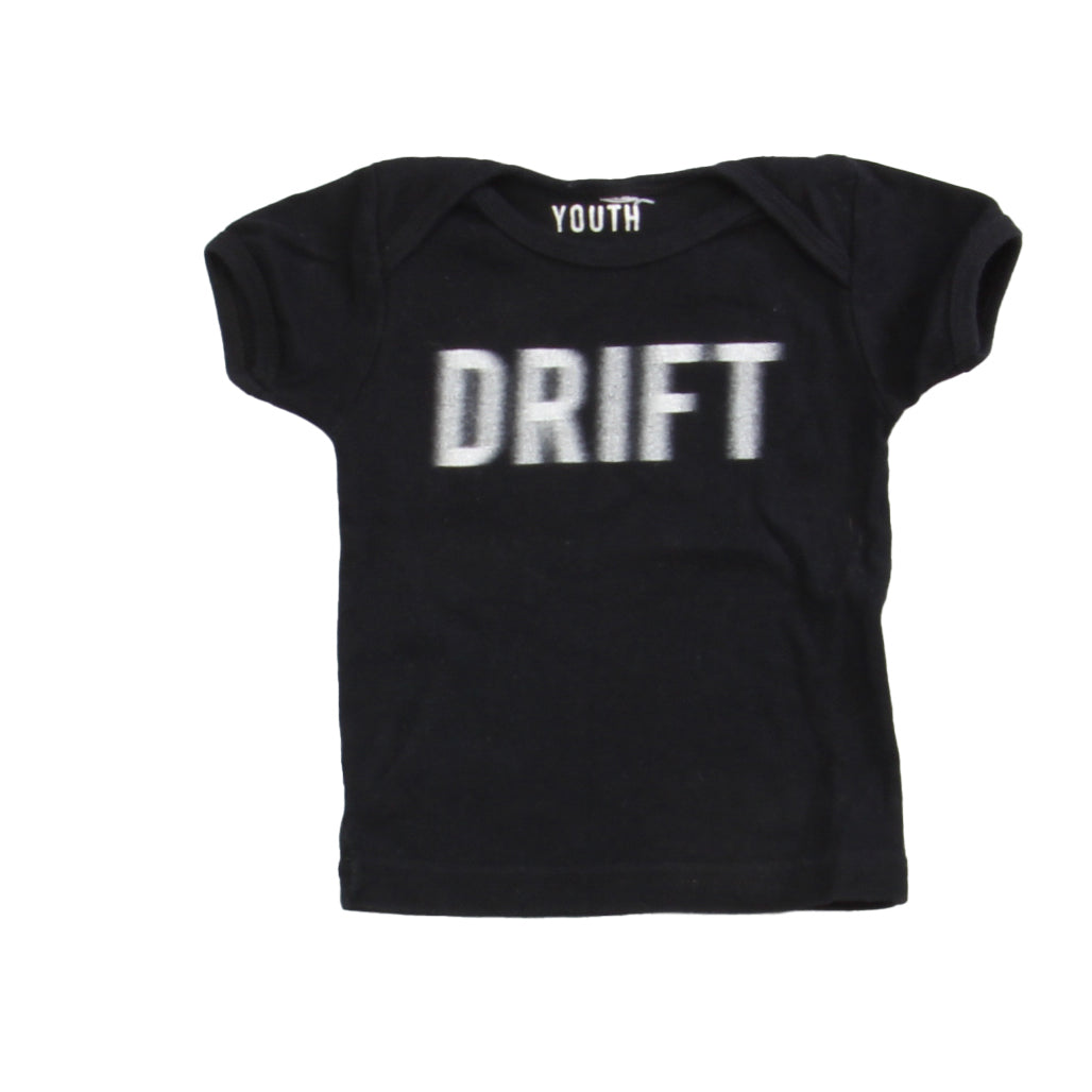 Youth Drift Boys Black | White T-Shirt Size: 6-12 Months Black | White