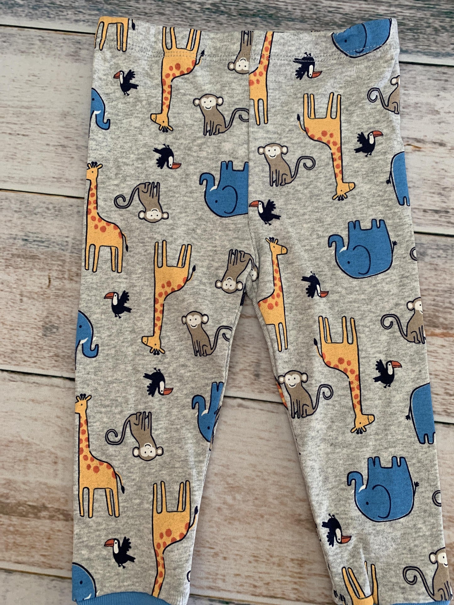 Little Me Boys animals Pajamas Size: 12M animals