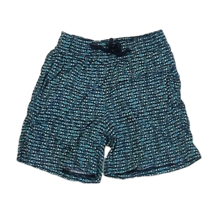 Villebrequin Boys Aqua | Black Fish Trunks Size: 6 Years Aqua | Black Fish