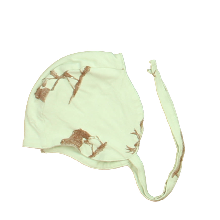 Kate Quinn Organics Boys Aqua | Brown Deer Hat Size: 0-6 Months Aqua | Brown Deer