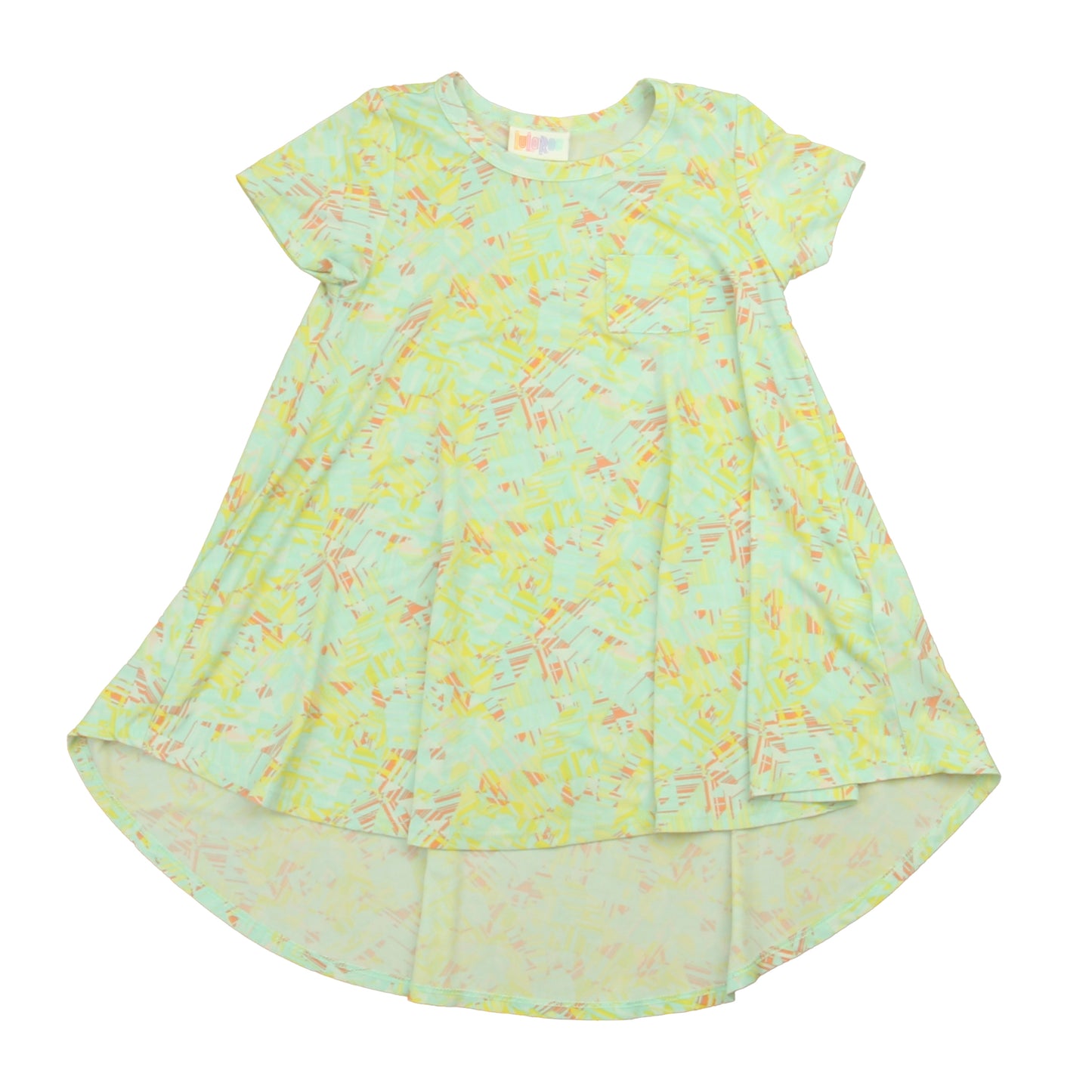 Lularoe Girls Aqua | Coral Dress Size: 2T Aqua | Coral