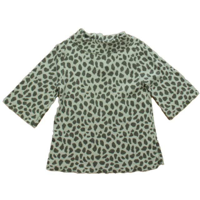 Janie and Jack Girls Aqua | Gray Sweater Size: 4T Aqua | Gray