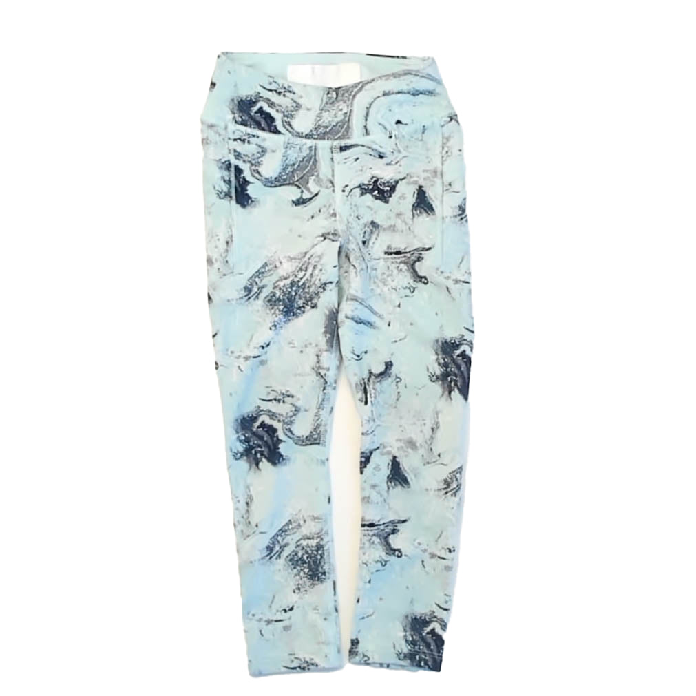 Avia Girls Aqua | Navy Athletic Pants Size: 4-5T Aqua | Navy