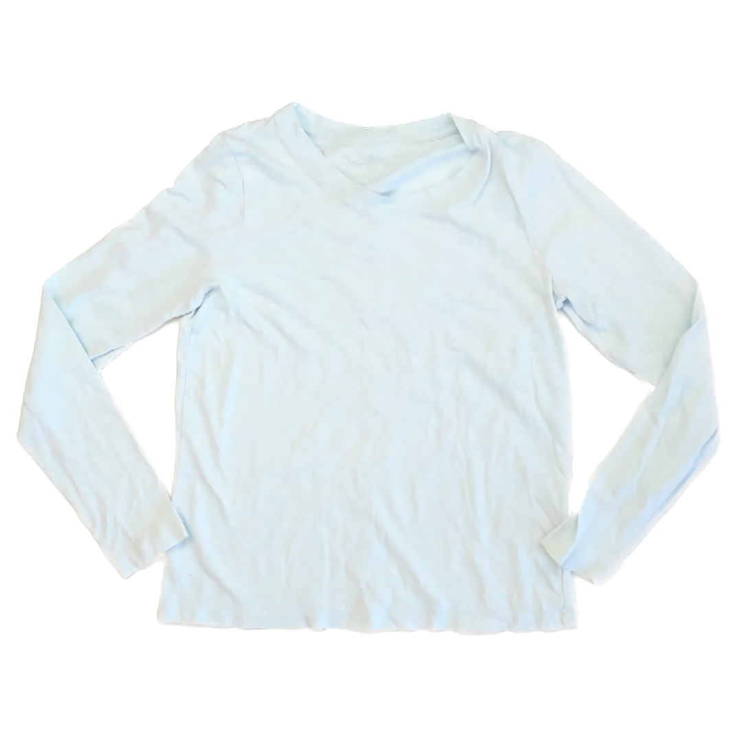 J.Crew Girls Aqua Long Sleeve T-Shirt Size: Junior M Aqua