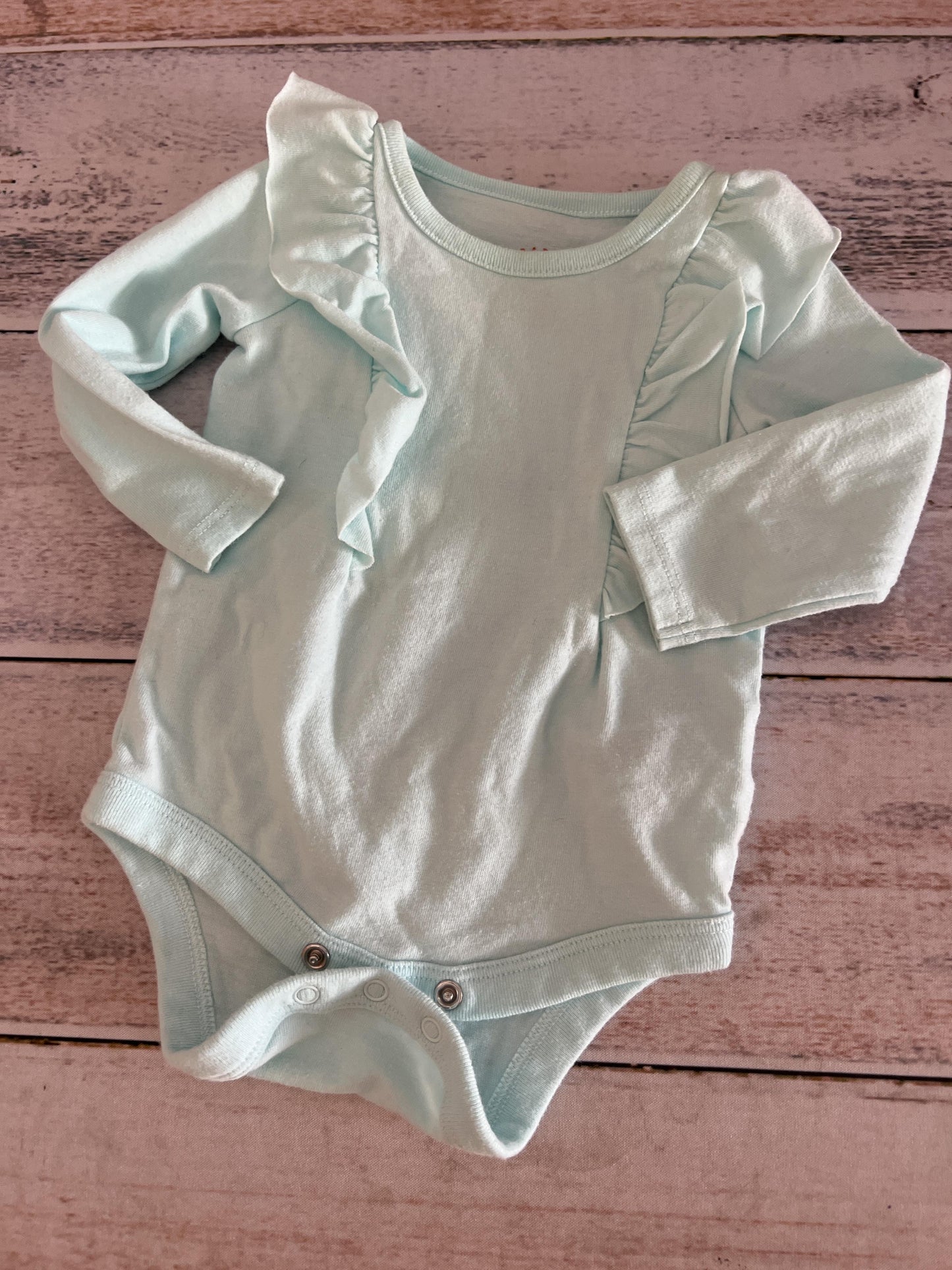 Cat & Jack Girls Aqua Onesie Size: 0-3 months Aqua
