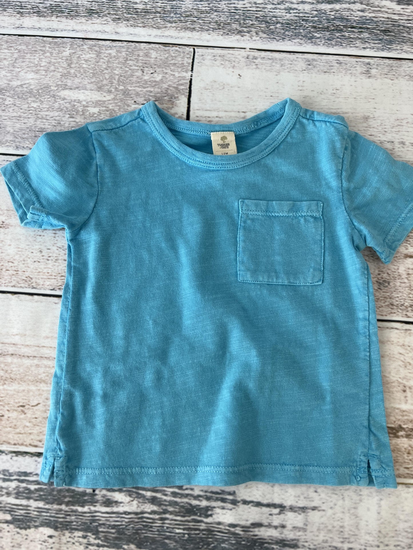 Tucker + Tate Unisex Aqua T-Shirt Size: 12 months Aqua