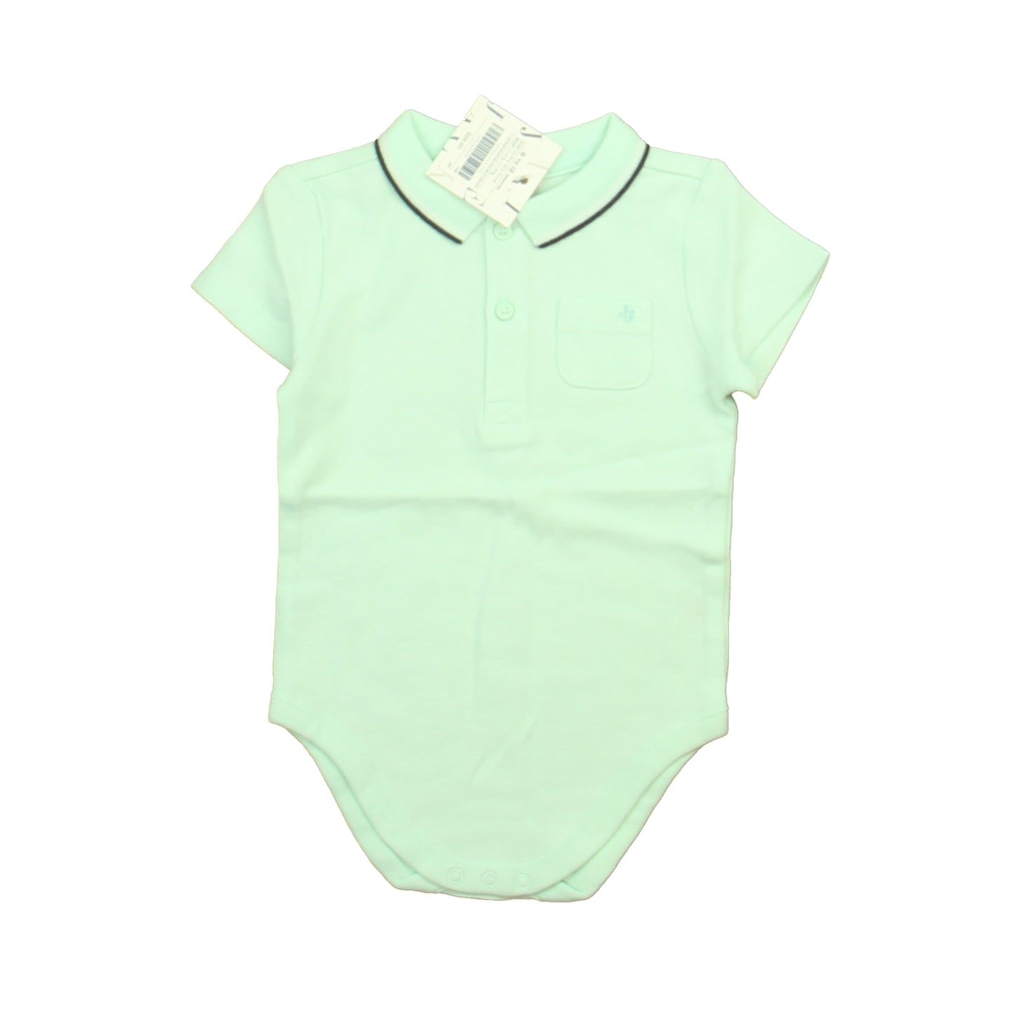 Janie and Jack Boys Aqua Onesie Size: 6-12 Months Aqua