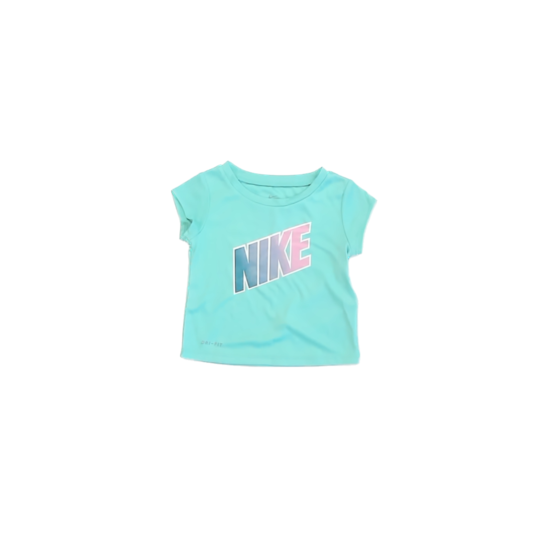 Nike Girls Aqua Athletic Top Size: 18 Months Aqua