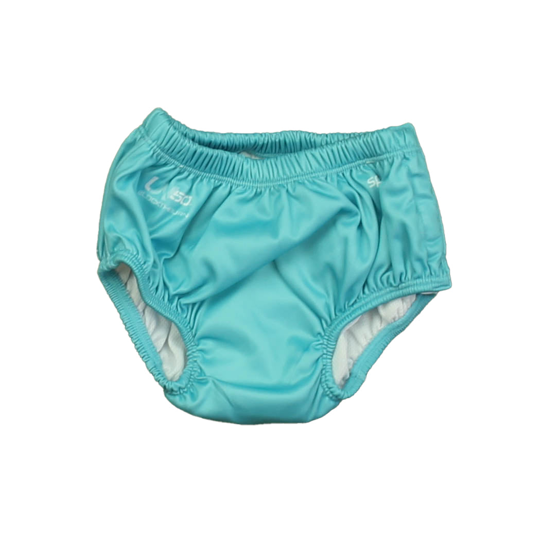 Speedo Boys Aqua 1-piece Swimsuit Size: 6-12 Months Aqua