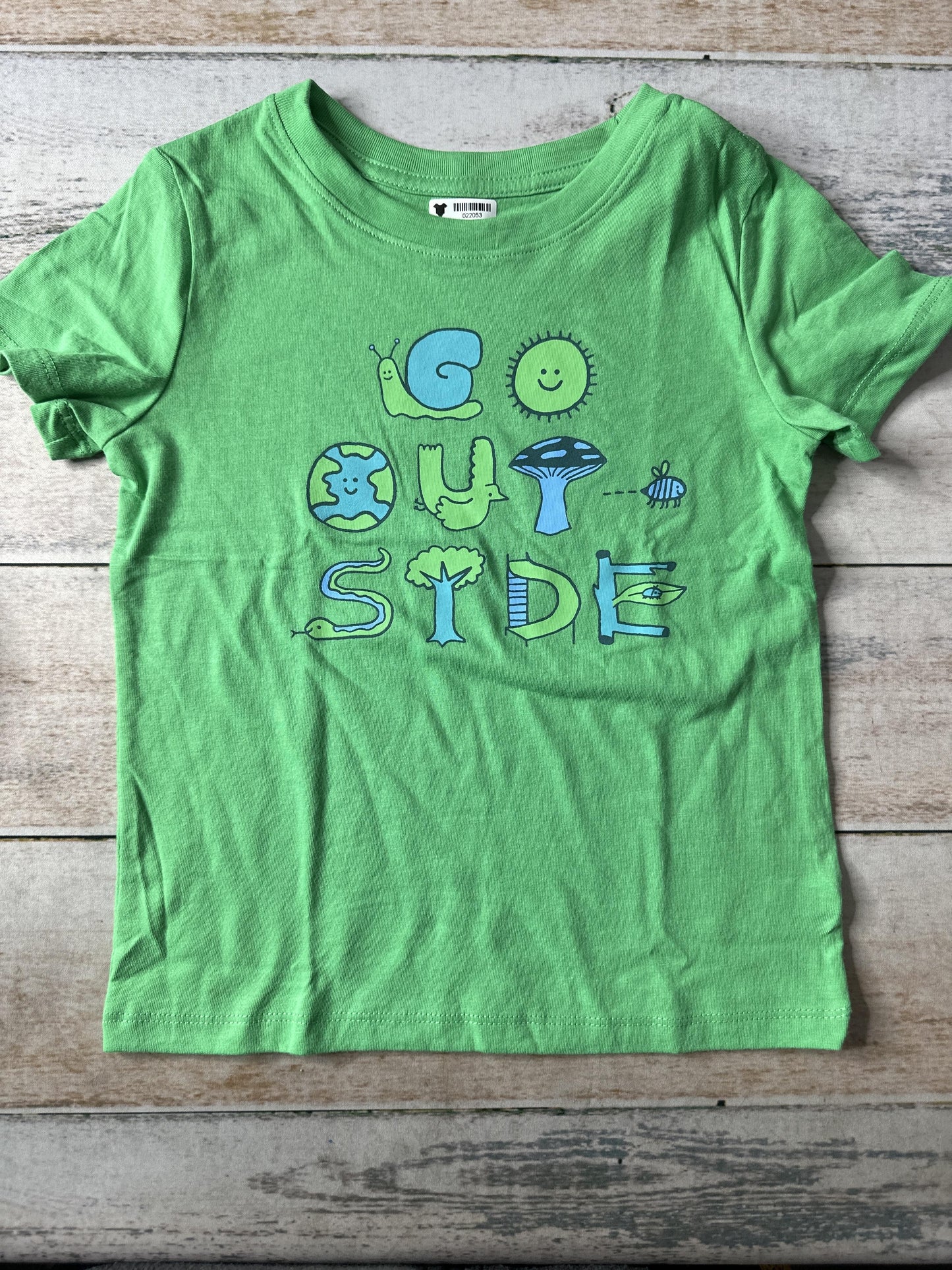 Cat & Jack Unisex Army Green | light green T-Shirt Size: 4T Army Green | light green