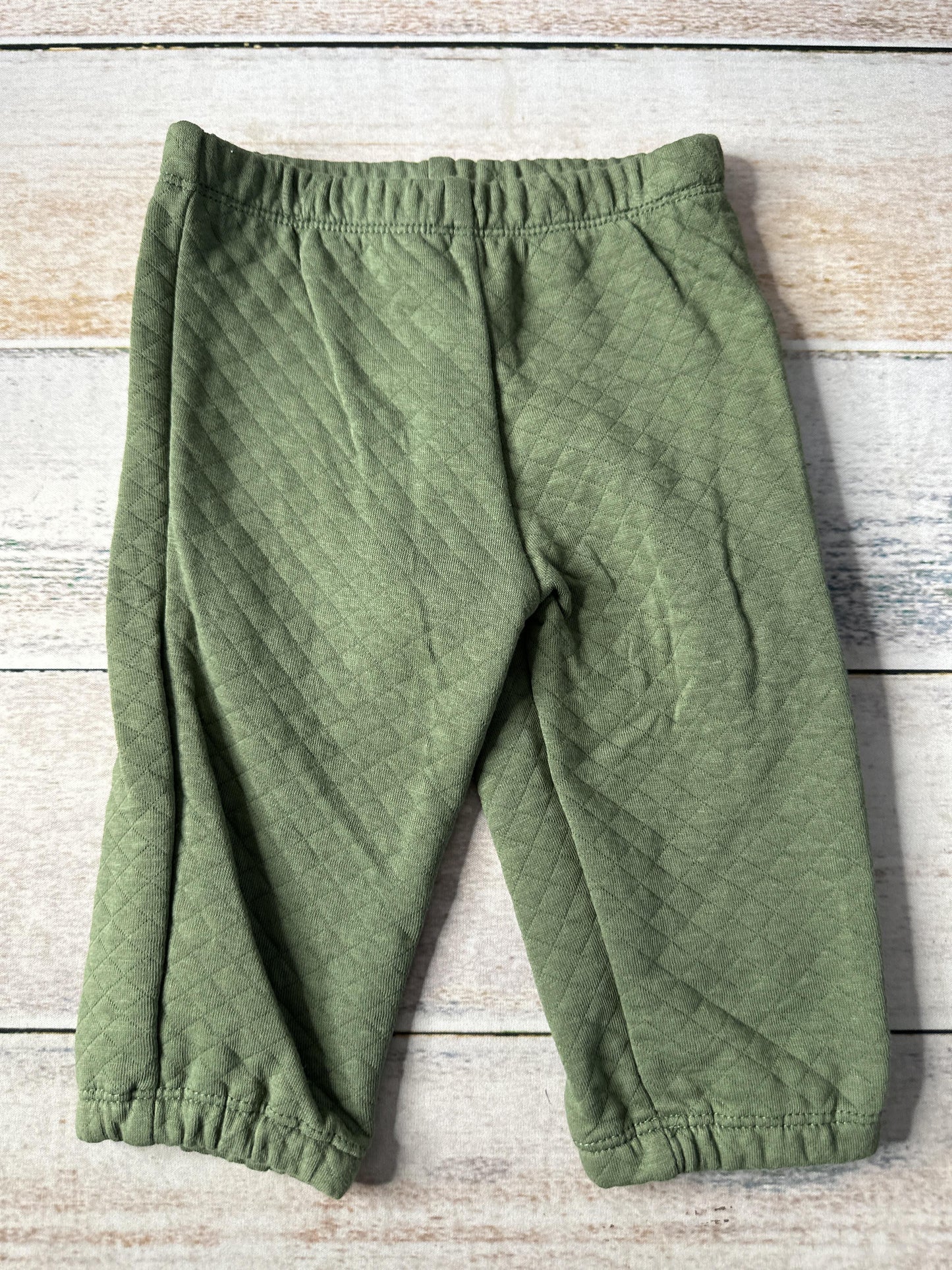 Little Me Unisex Army Green Pants Size: 9 months Army Green