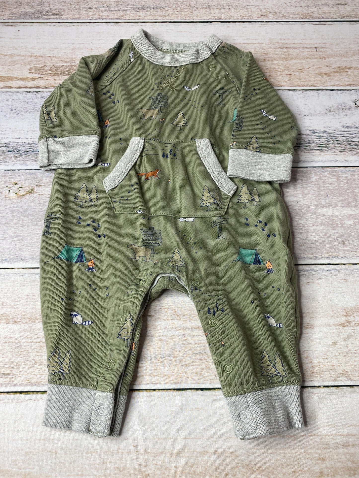 Gap Boys Army Green Long Sleeve Outfit Size: 3-6 months Army Green