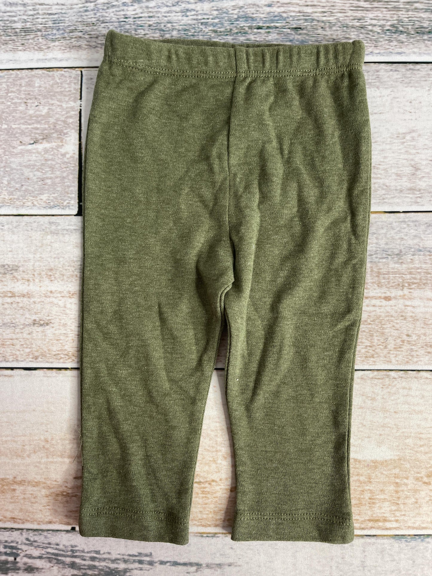 Little Me Girls Army Green Pants Size: 9 months Army Green