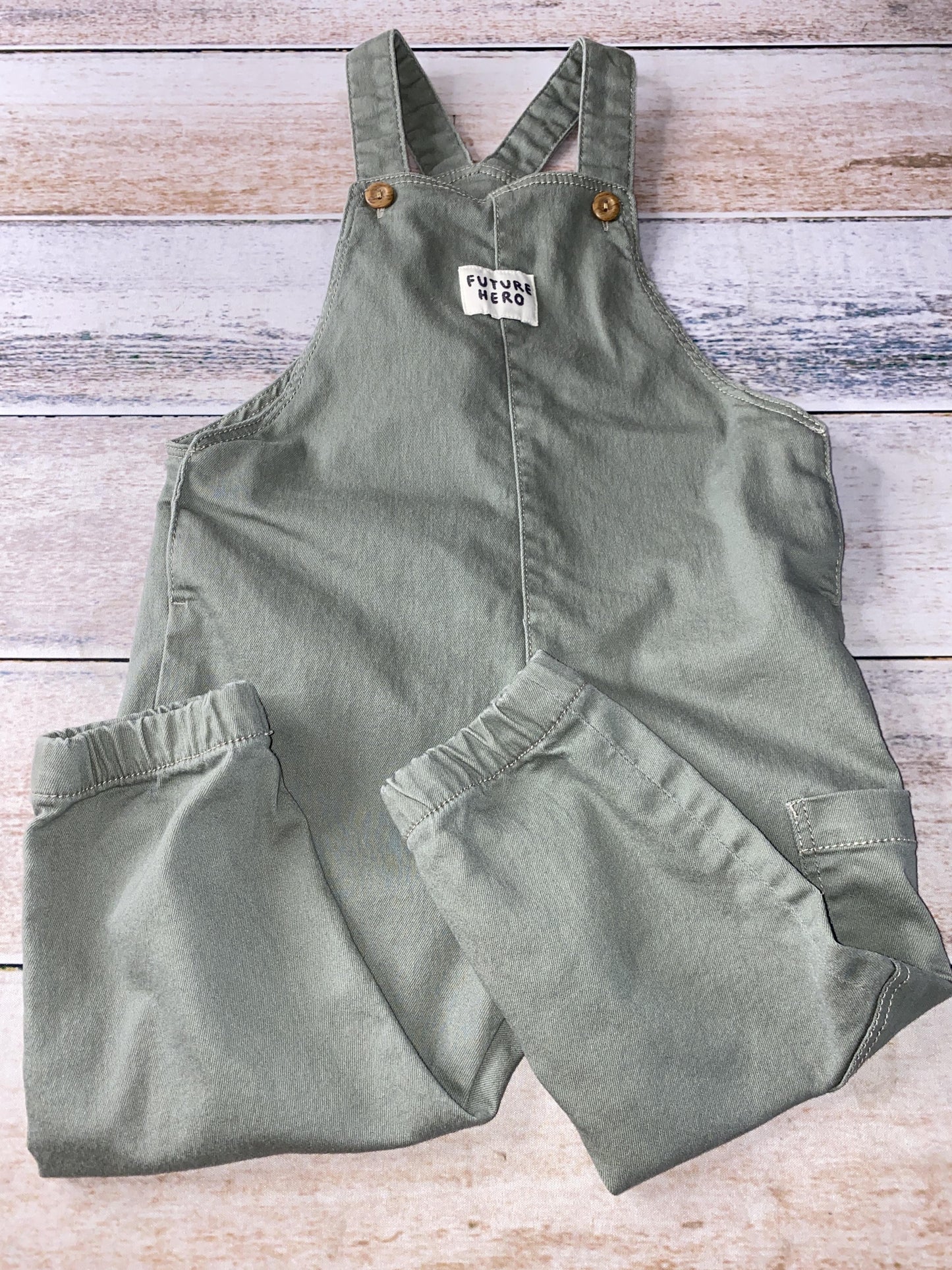 H&M Girls Army Green Jumper Size: 18 months Army Green