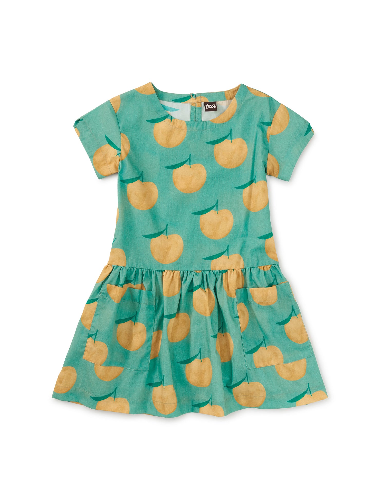 Tea Collection Girls Asian Pear Dress Size: 5T Asian Pear