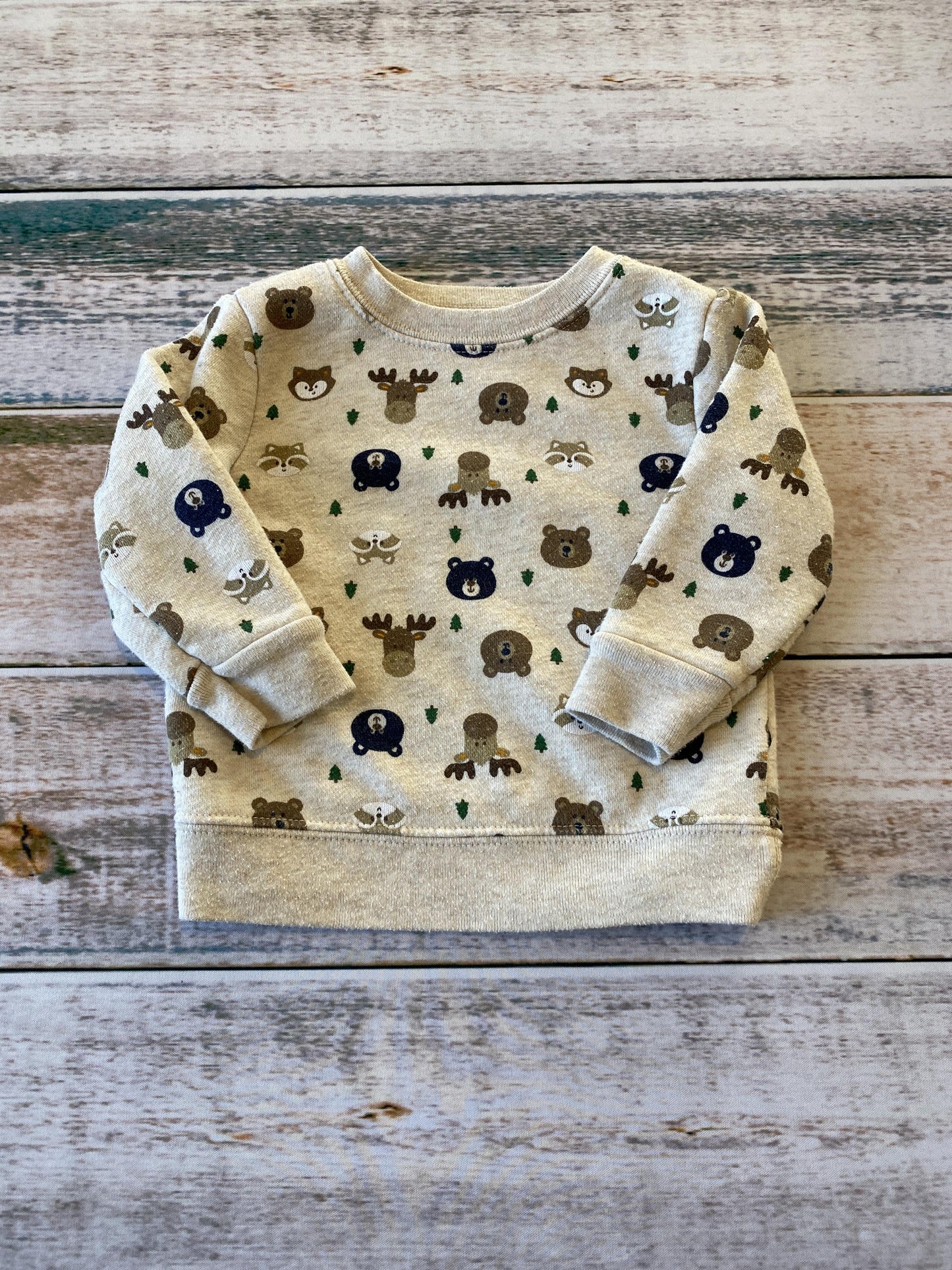Garanimals Boys Beige | animals Sweater Size: 6-9 months Beige | animals