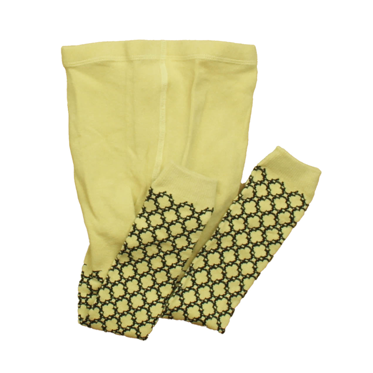 Kate Quinn Girls Beige | Black Tights Size: 4T Beige | Black