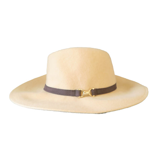 Janie and Jack Girls Beige | Brown Hat Size: 6-12 Months Beige | Brown