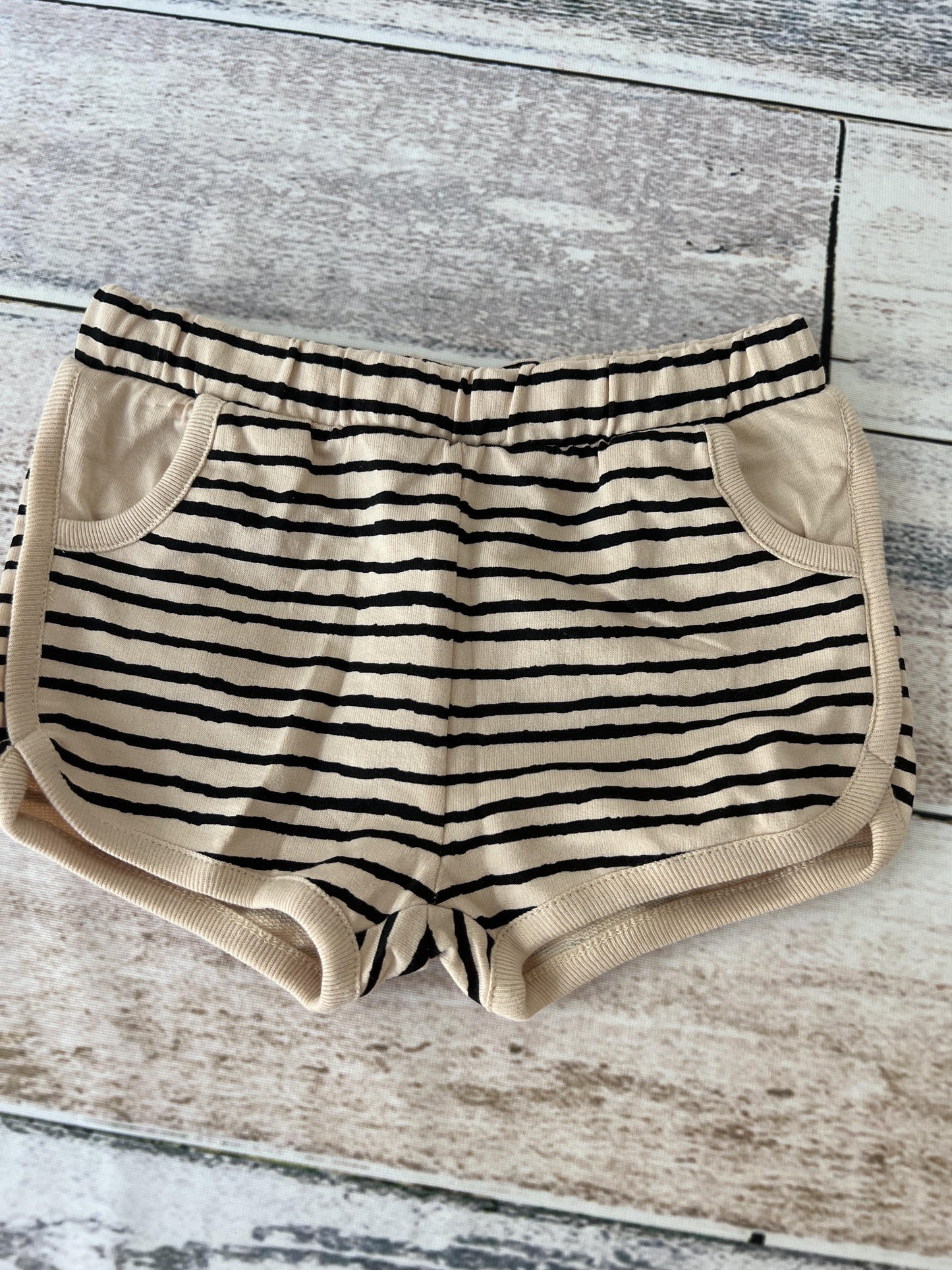 Open Edit Unisex Beige | Brown Shorts Size: 12 months Beige | Brown