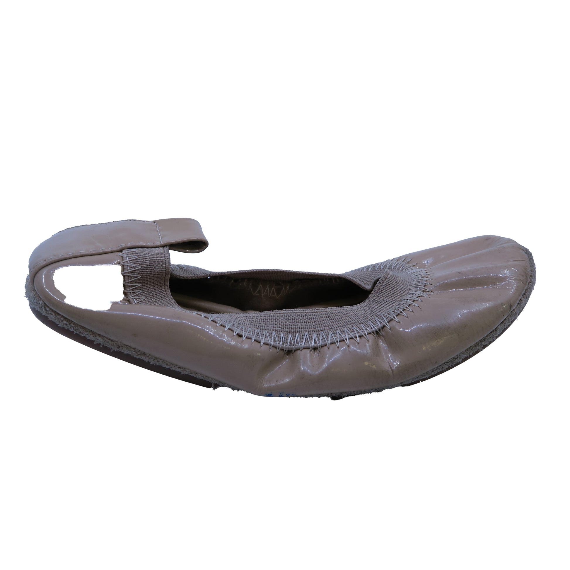 Yosi Samra Girls Beige Patent Shoes Size: 10 Toddler Beige Patent