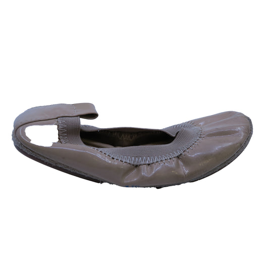 Yosi Samra Girls Beige Patent Shoes Size: 10 Toddler Beige Patent