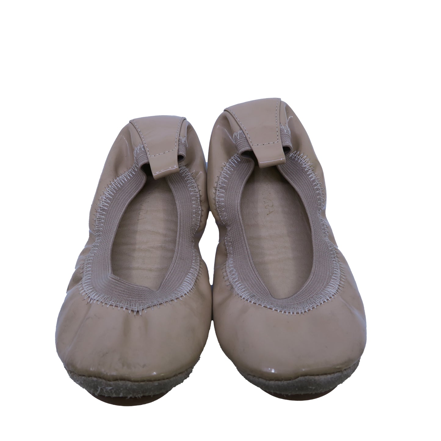 Yosi Samra Girls Beige Patent Shoes Size: 10 Toddler Beige Patent