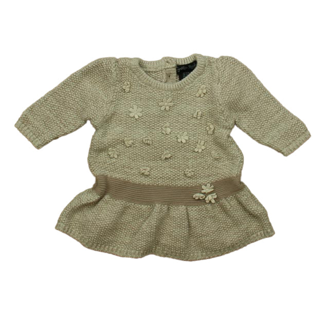 Cynthia Rowley Girls Beige Sweater Dress Size: 3-6 Months Beige