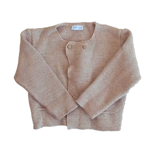 Mac Ilusion Girls Beige Cardigan Size: 18-24 Months Beige