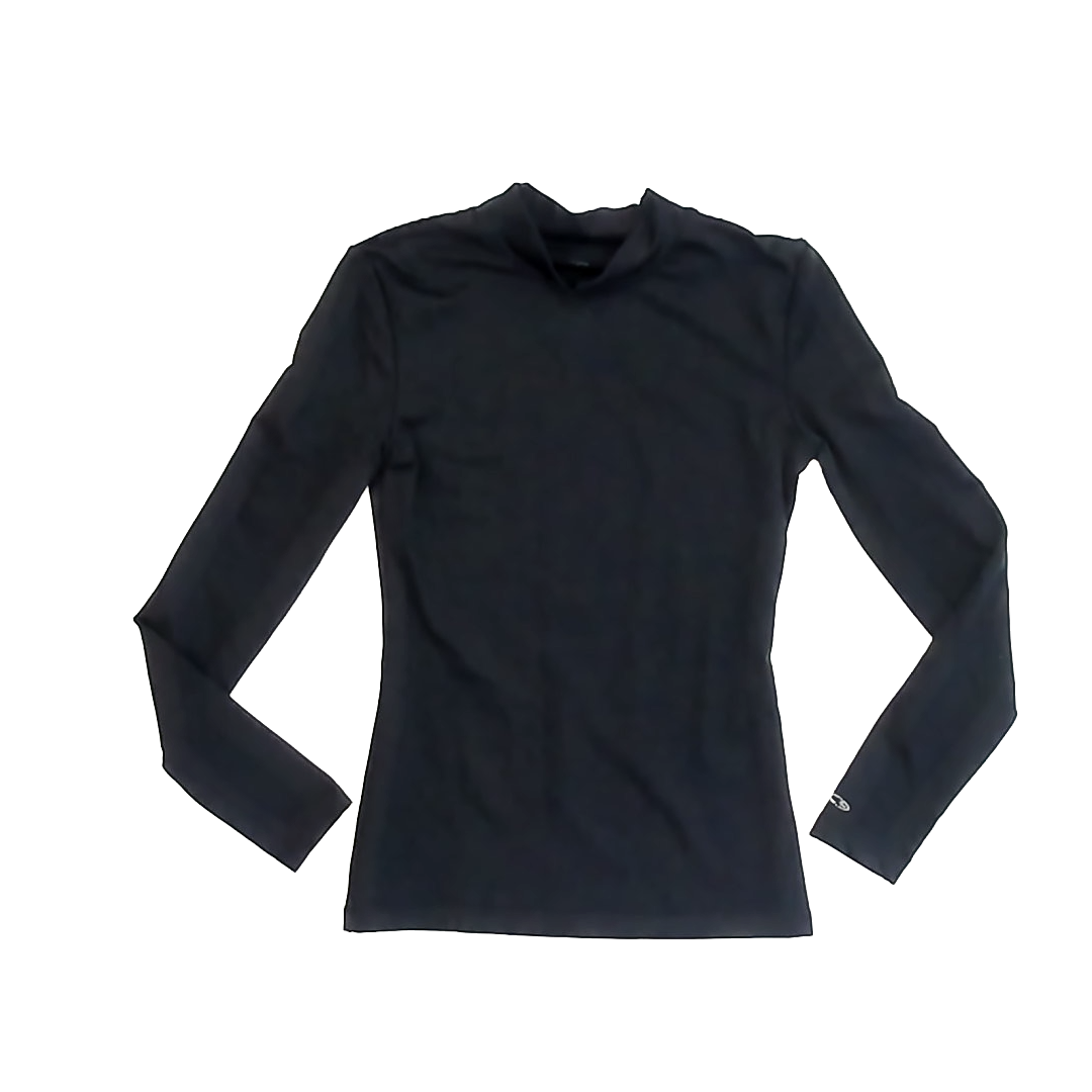 Champion Unisex Black Baselayer Athletic Top Size: Adult S Black Baselayer