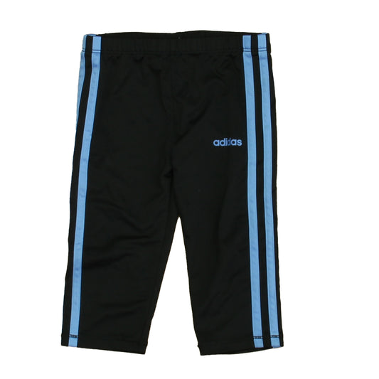 Adidas Girls Black | Blue Athletic Pants Size: 3T Black | Blue