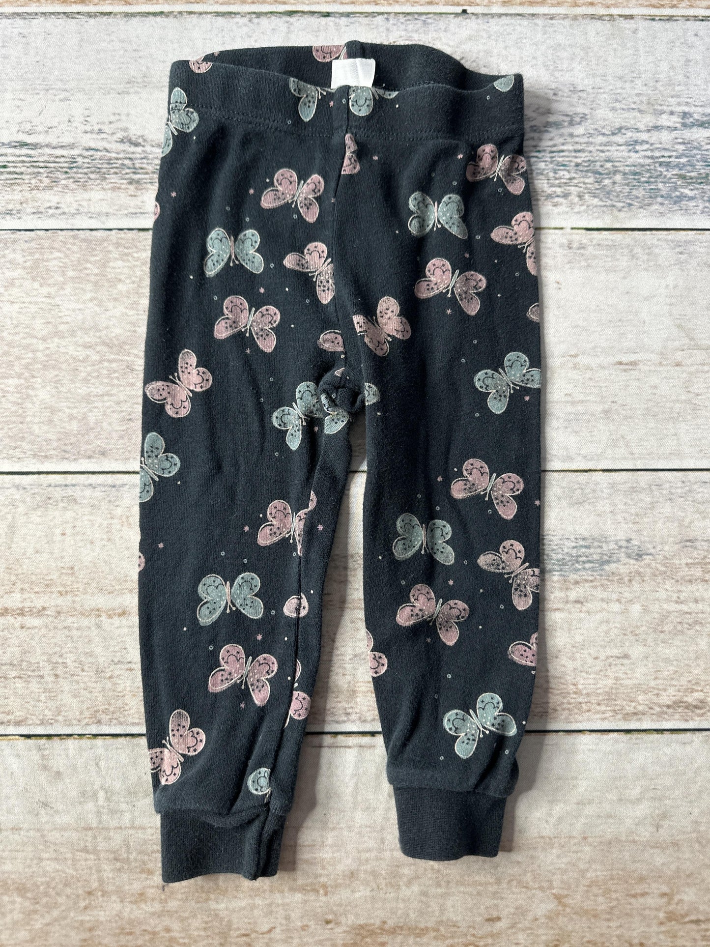 Petit Lemi Unisex Black | Butterfly Pants Size: 12 months Black | Butterfly