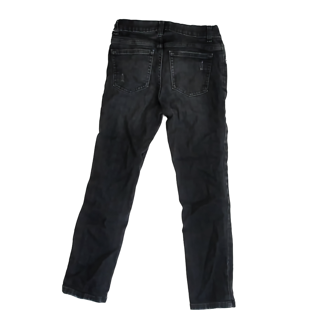 Wonder Nation Girls Black Denim Jeans Size: 10 Black Denim